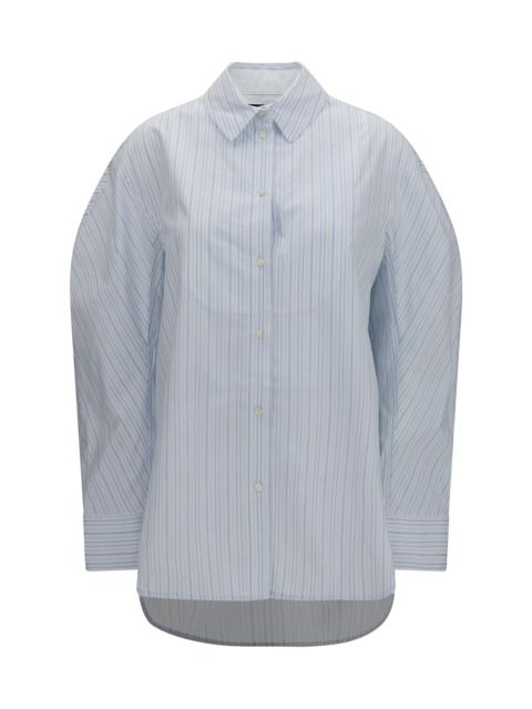 JACQUEMUS Jacquemus Citta Cotton-poplin Shirt Light Blue