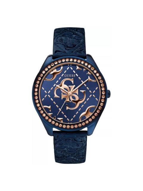 Other Designers Guess Iconic Quartz Blue Dial Ladies Watch W0473L1