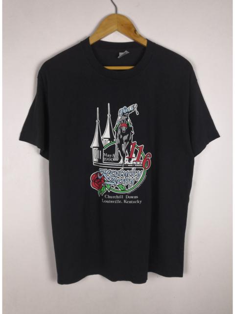 Other Designers Vintage - True Vintage 80s Kentucky Derby Shirt Churchill Downs Louisville Kentucky.