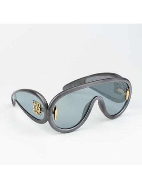 Loewe Loewe X PAULA'S IBIZA Men Sunglasses Grey Blue Mirror Shield LW40108I 05X