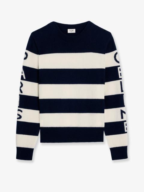 CELINE Striped Wool Sweater