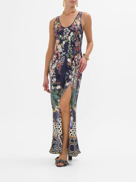 CAMILLA BIAS CUT TANK DRESS