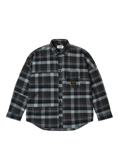 PALACE LUMBER YAK PATCH OVERSHIRT BLACK