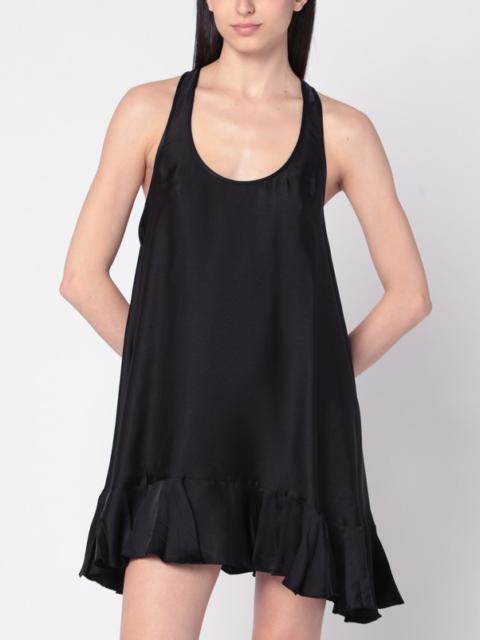 ANINE BING Black Lilith dress in silk blend