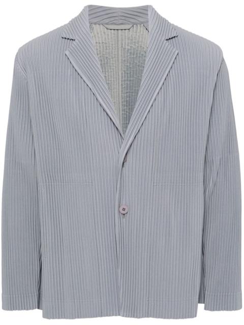 ISSEY MIYAKE Homme Plisse' Issey Miyake Men Pleated Single-Breasted Blazer Jacket