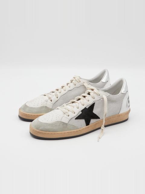 Golden Goose Golden Goose Ball Star Sil Black White Mesh Sil 7 Sneakers