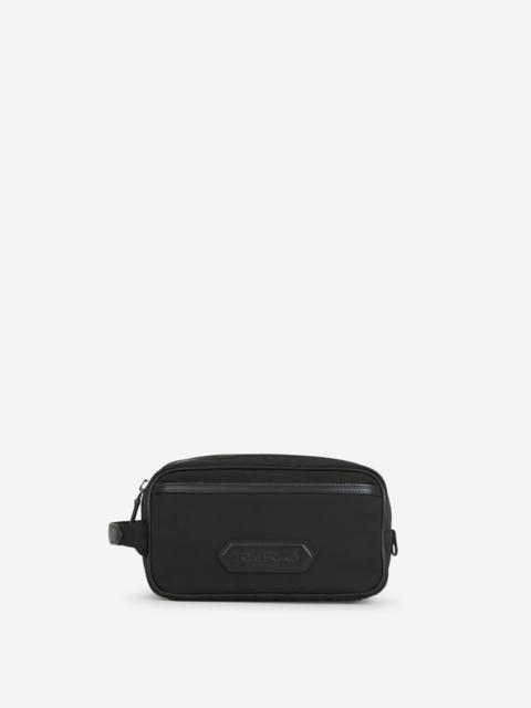 TOM FORD LOGO POCKET TOILETRY BAG