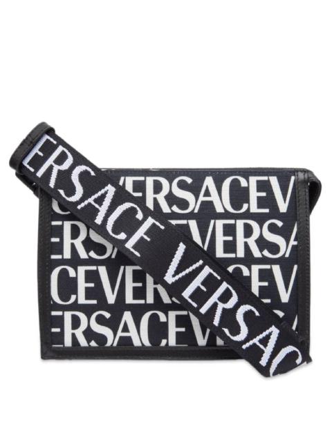 VERSACE Versace Allover Logo Compact Belt Bag