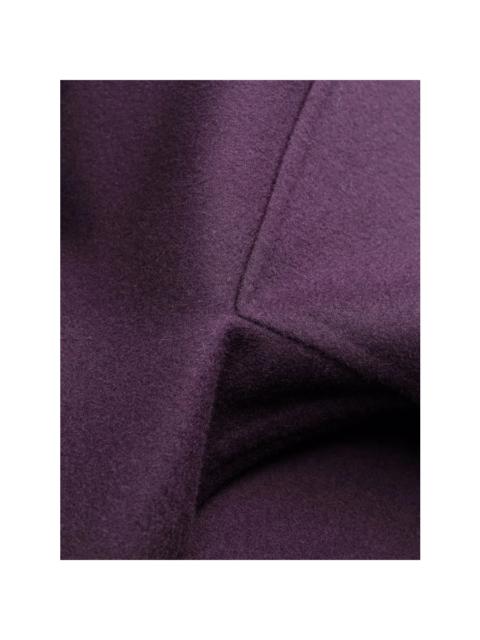 Valentino Valentino Garavani V-Neck Cropped-Sleeve Knitted Top