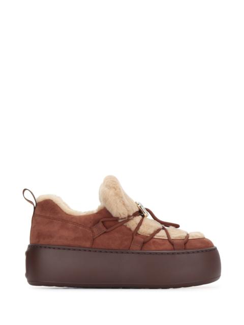 Roger Vivier Roger Vivier Women Viv Up Snow Lace-Up Fur