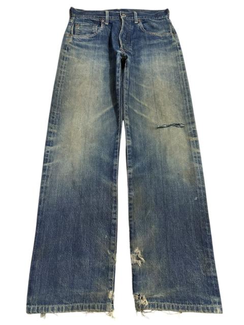 Other Designers Streetwear - Vintage Japan Post O’All Selvedge Mud Wash Style Jeans