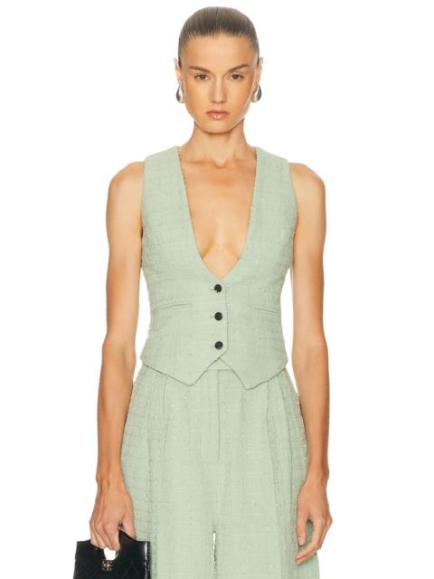 LEO LIN Anna May Tweed Vest