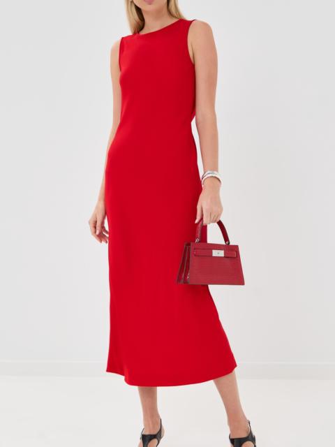 Another Tomorrow Cowl Back Sheath Dress