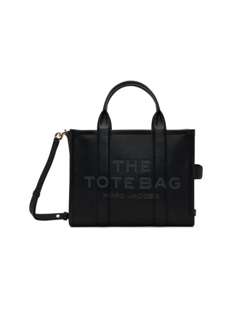 Marc Jacobs Black 'The Leather Medium' Tote