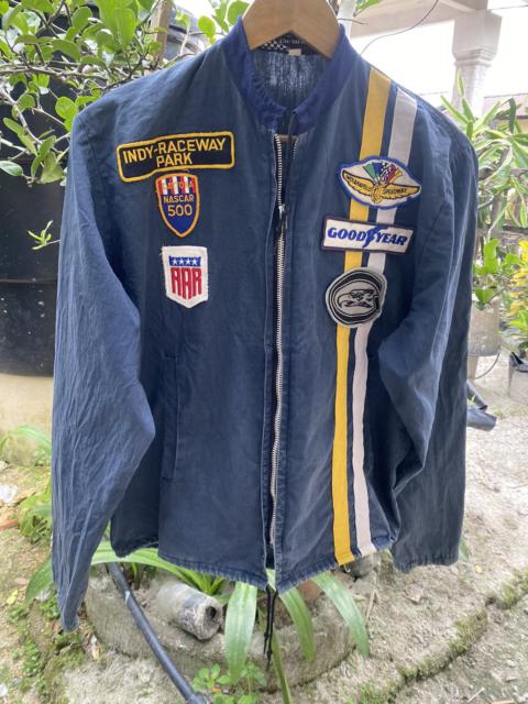 Other Designers Talon - Vintage Goodyear INDY RacewayPark Workers Staff Blue Jackets