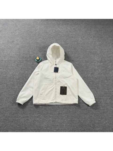 Louis Vuitton Louis Vuitton LV White Safety Pin Reversible Print Coat