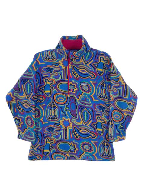 Patagonia Vintage 90’s Patagonia Art Rainbow Fleece Pullover 