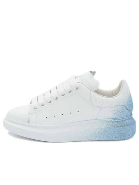 Alexander McQueen (WMNS) Alexander McQueen Oversized Sneakers 'White Blue' 685672WIB9M9552