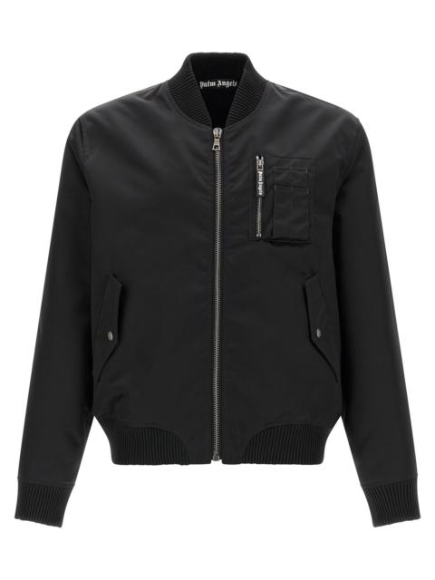 Palm Angels Palm Angels Men 'Curved Logo' Bomber Jacket