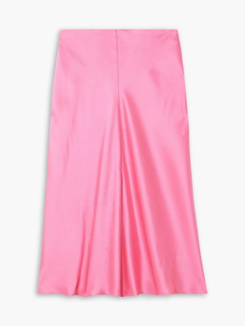 Stella McCartney Paneled satin midi skirt