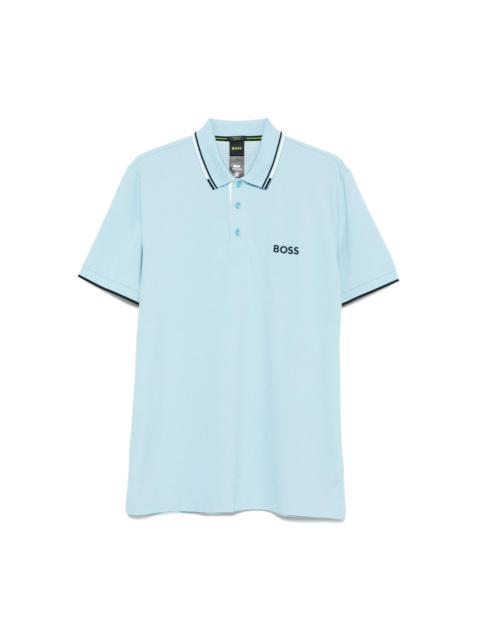 BOSS Boss Blue Polo Shirts Men