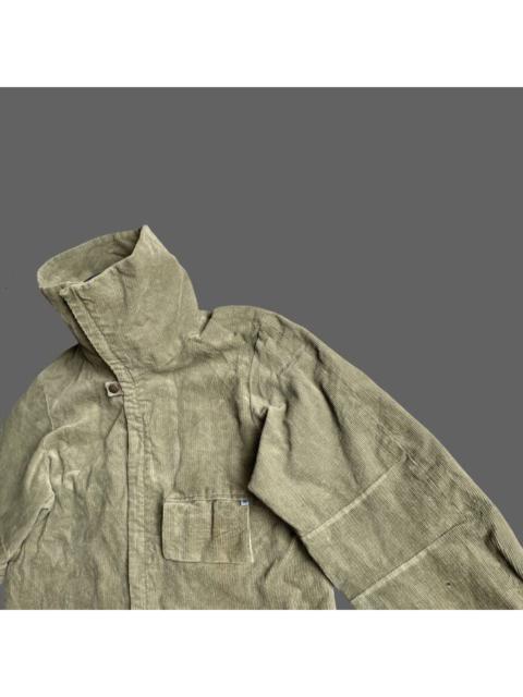 NUMBER (N)INE Vintage 1998 Brown Corduroy High Collar Neck Jacket