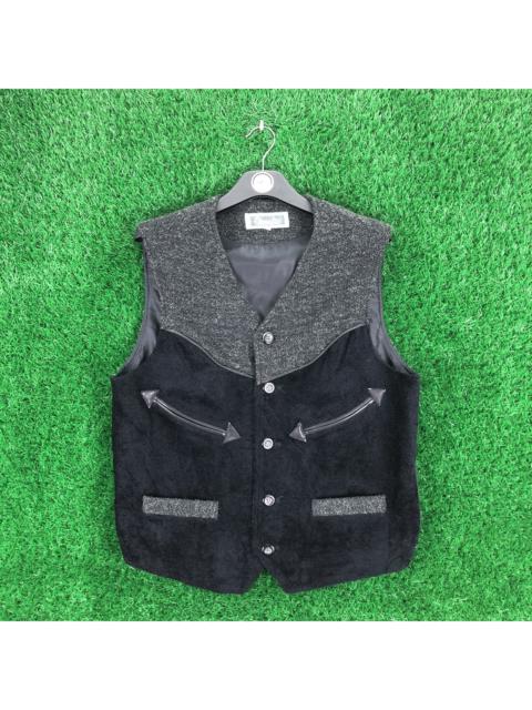 Other Designers Vintage - Vintage Two Tone Knit Vest by Mantic