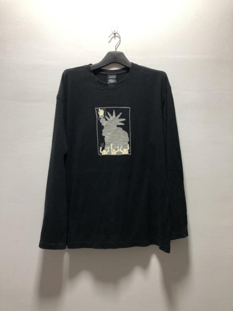 Other Designers Vintage KEITH HARING T Shirt Longsleeve Liberty Statue