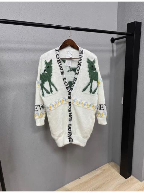 Loewe Loewe Deer Mohair Cardigan