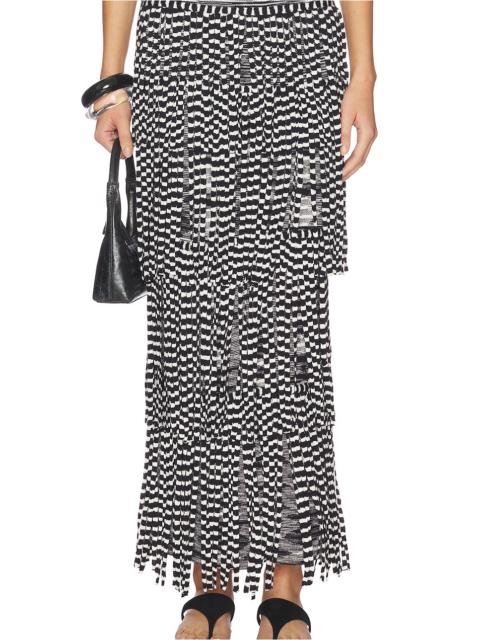 SIMONMILLER Za Za Knit Fringe Skirt