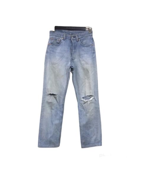 Levi's Vintage Levis 501xx Distressed Jeans Light Wash