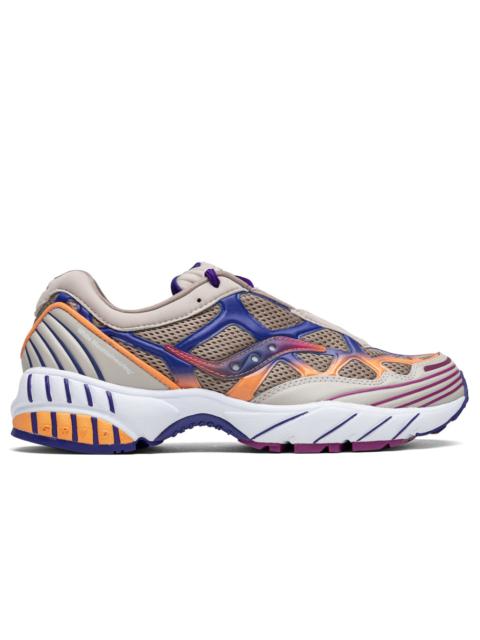 Saucony SAUCONY X WHITE MOUNTAINEERING GRID WEB - TAN/ORANGE/PURPLE