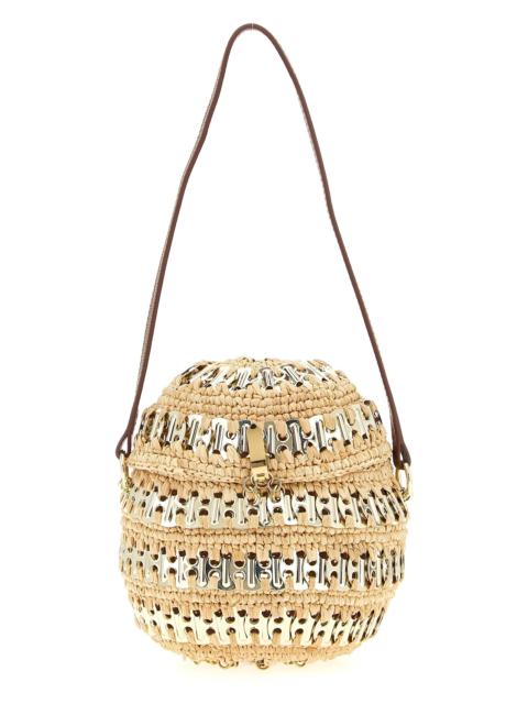 rabanne 1969 Ball Hand Bags Beige