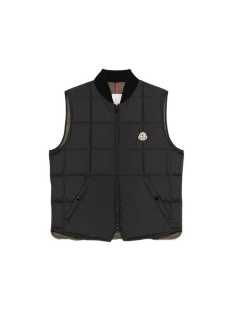 Moncler Moncler Black Jackets - Waistcoats & Gilets Men