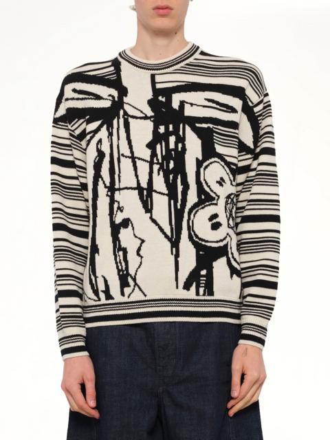 KENZO Kenzo x Futura 2000 Sweater in Off White