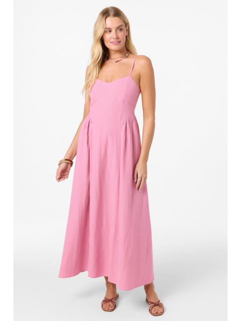O'Neill Linden Solid Dress Midi Dress