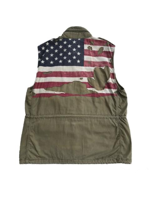 Other Designers Vintage Denim & Supply Ralph Lauren Military Vest Talon Zip