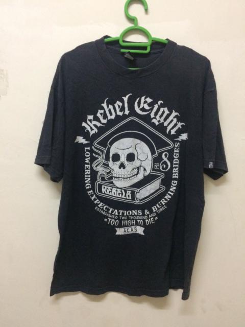 Other Designers Rebel8 - punk Rebel 8 t-shirt X A.C.A.B too high to die