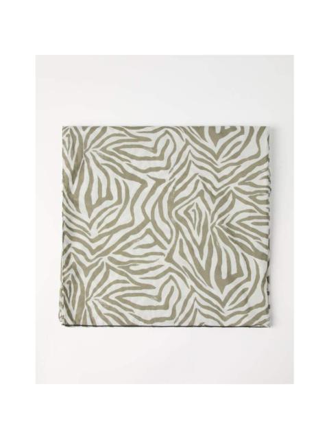 Brunello Cucinelli Brunello Cucinelli Women'S Green Silk Printed Scarf