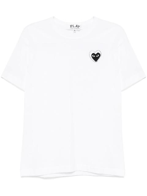 Comme des Garçons PLAY Metalstone Black Heart Tee