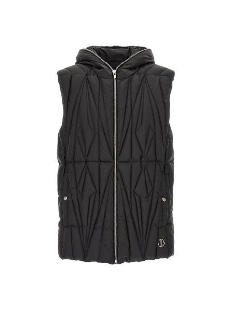 Moncler MONCLER GENIUS Men's Geocamo Black Vest New (Men's size:L;)