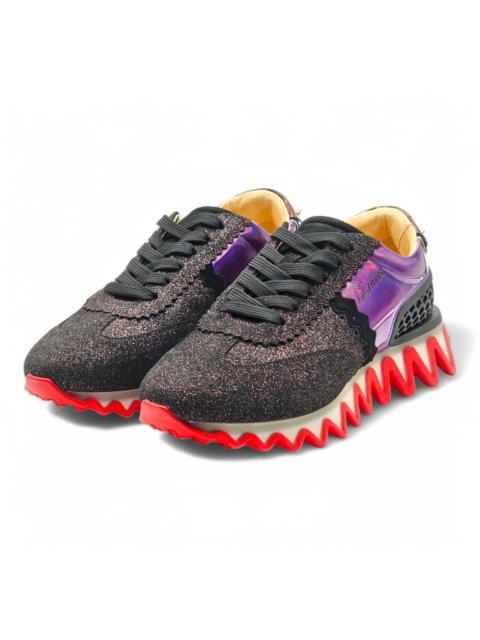 Christian Louboutin Loubishark Glitter Iridescent Sneakers - EU 40 / US 7 NWOB