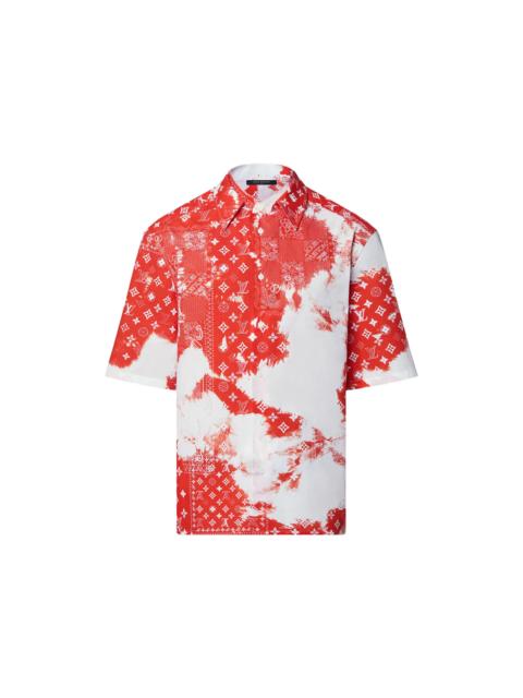 Louis Vuitton Louis Vuitton Monogram Bandana Short-Sleeved Shirt Orange/White