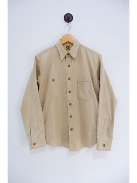 Human Made Human Made Herringbone Cotton Heavy Shirt