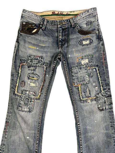 Other Designers Japanese Brand - Japanese Brand Global Work Patches Grunge Kurt Cobain Jeans