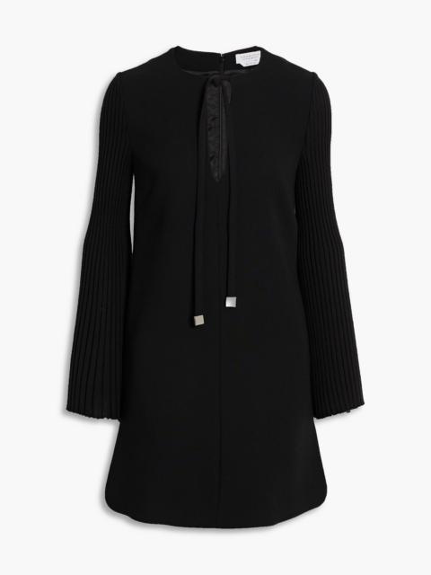 GABRIELA HEARST Beko ribbed wool and crepe mini dress