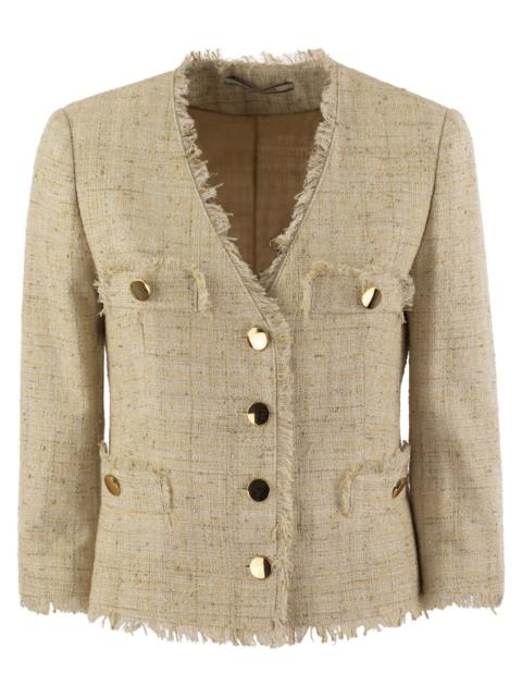 Other Designers Tagliatore Women Dharma - Papyrus-Effect Jacket