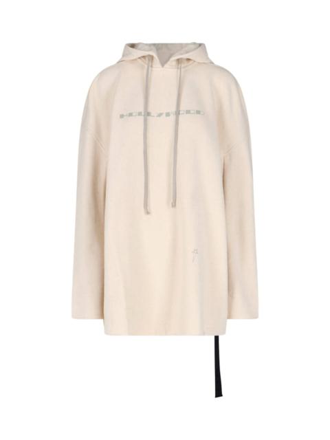 Rick Owens DRKSHDW 'hollywood' Lace Hoodie