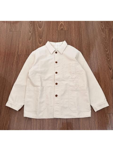 Nanamica Nanamica Dock Jacket — Ecru Moleskin Jacket