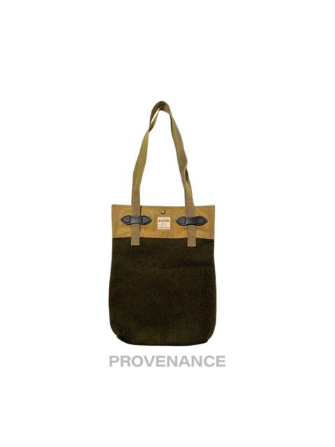 FILSON Filson Tin Cloth & Mackinaw Wool Tote Bag Tan Olive